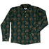 Candlelight Pine Cone Long Sleeve Button Up Shirt front