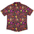 Candy Corn Dragon Button Up Shirt Geek Nerd adult sizing Designed by Rose Khan Fantasy Prints