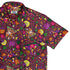 Candy Corn Dragon Button Up Shirt Geek Nerd adult sizing Designed by Rose Khan Fantasy Prints