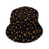 Candy Corn Pumpkins Bucket Hat Black Stitching