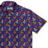 Candy Pumpkin Dragons Button Up Shirt Geek Nerd adult sizing Designed by Rose Khan Fantasy Prints