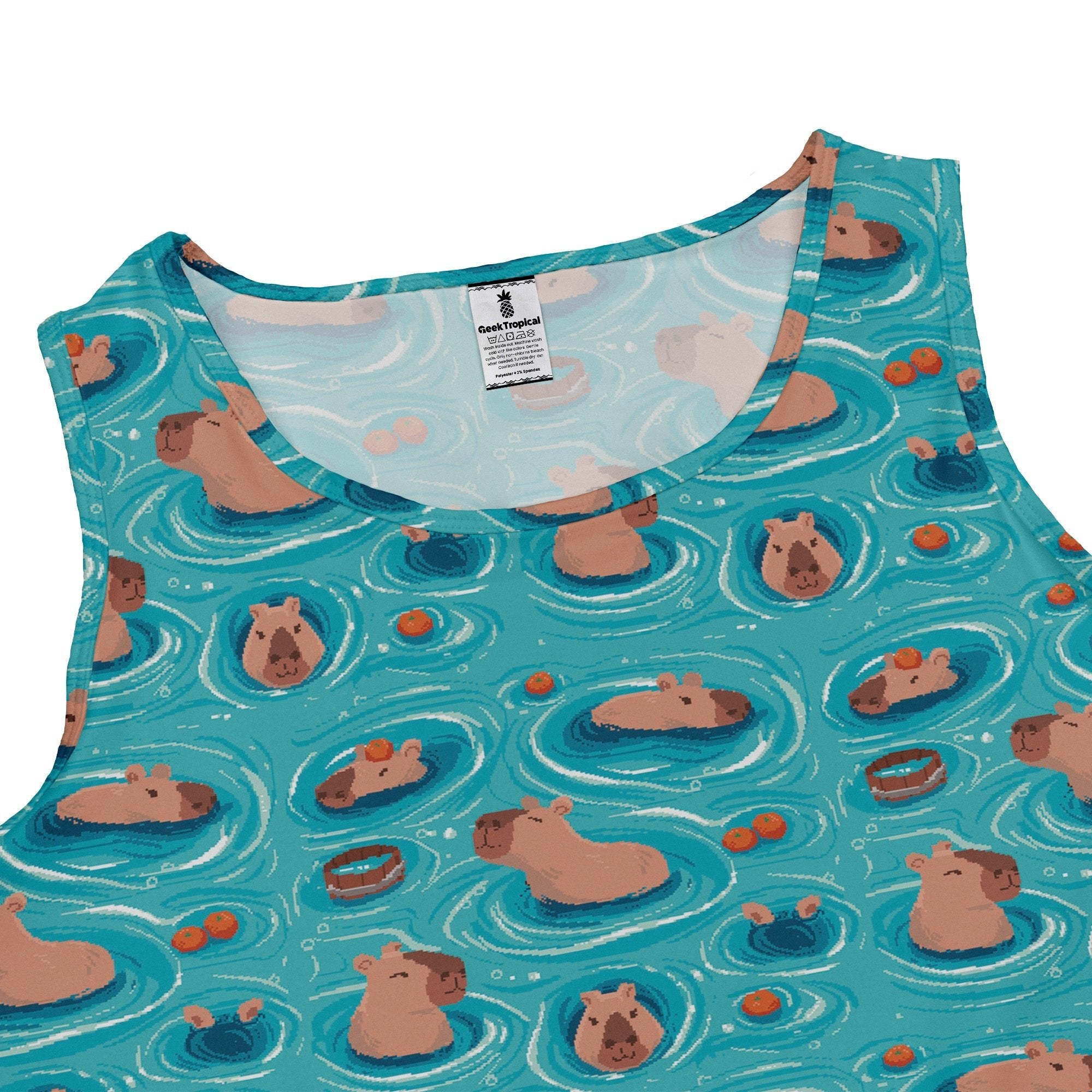 Capybara Springs Dress Geek Nerd 0925 Animal Patterns Design by Claire Murphy