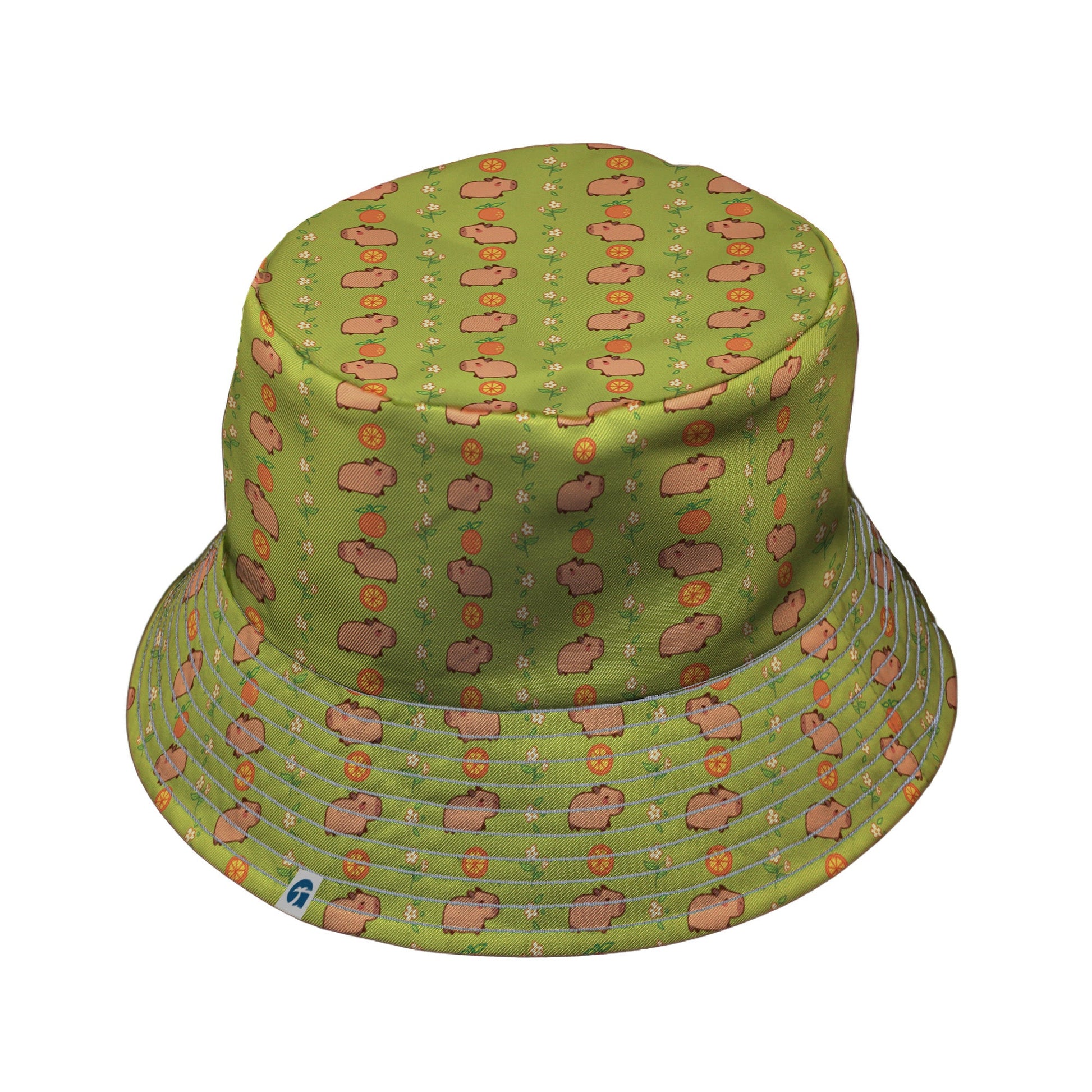 Capybaras Bucket Hat Geek Nerd animal patterns Design by Ardi Tong lx - B