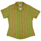 Capybaras Curvy Button Up Shirt Geek Nerd animal patterns Design by Ardi Tong q225