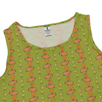 Capybaras Dress Geek Nerd animal patterns Design by Ardi Tong lx - C