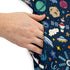 Cartoon Space Objects Outer Space Navy Dress Geek Nerd lx - C Maximalist Patterns outer space & astronaut print