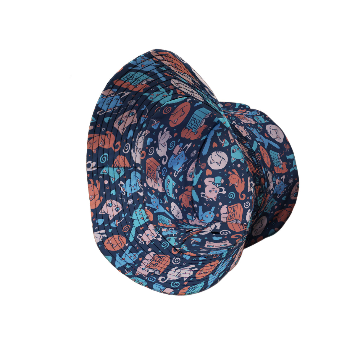 Cat 101 Bucket Hat Side View