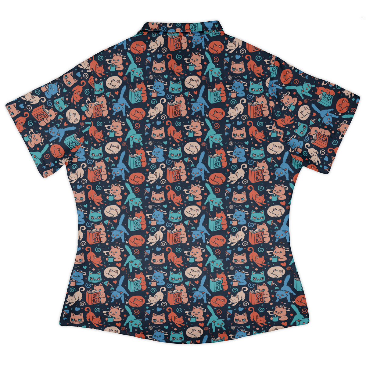 Cat 101 Curvy Button Up Shirt womens back