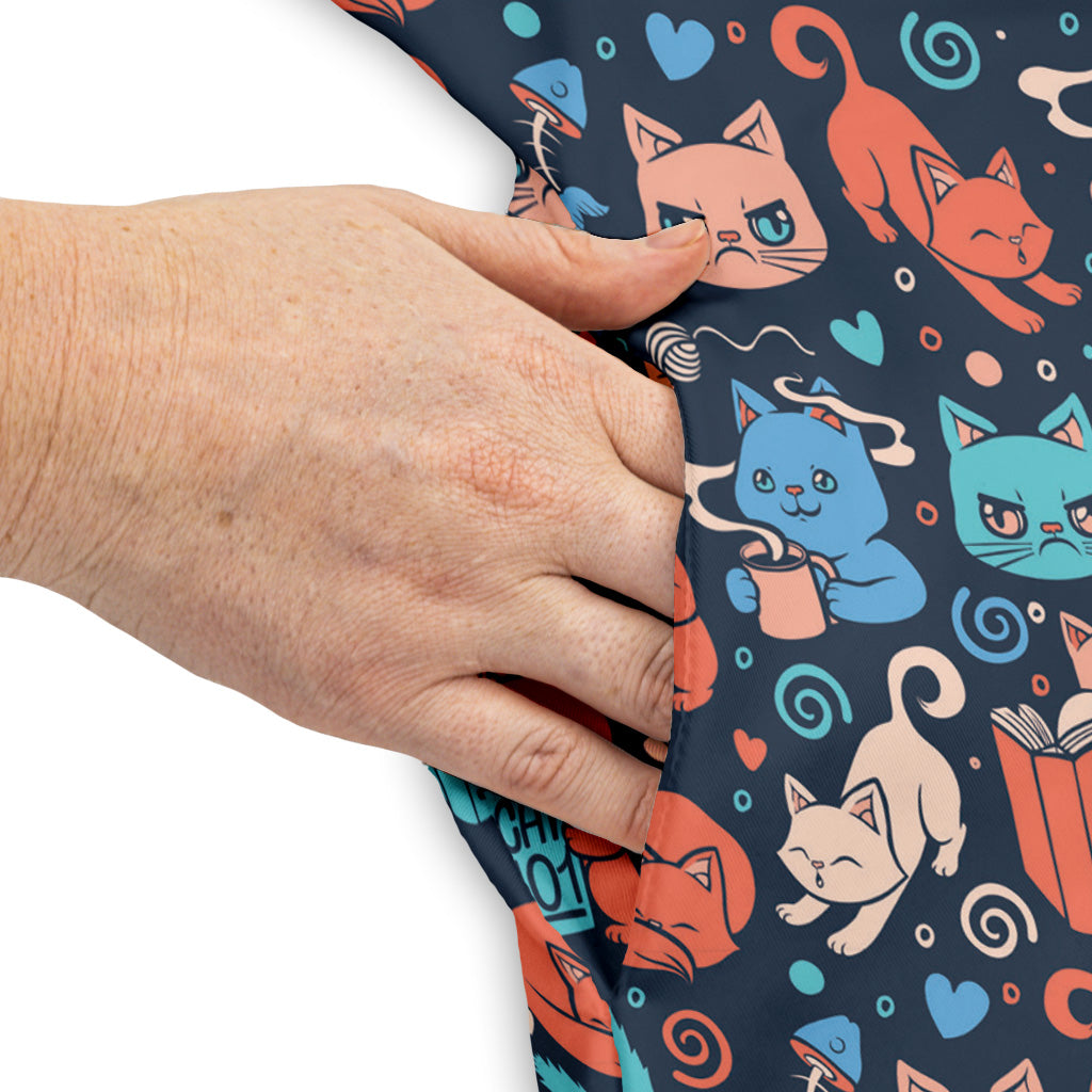 Cat 101 Sleeveless Dress Pocket