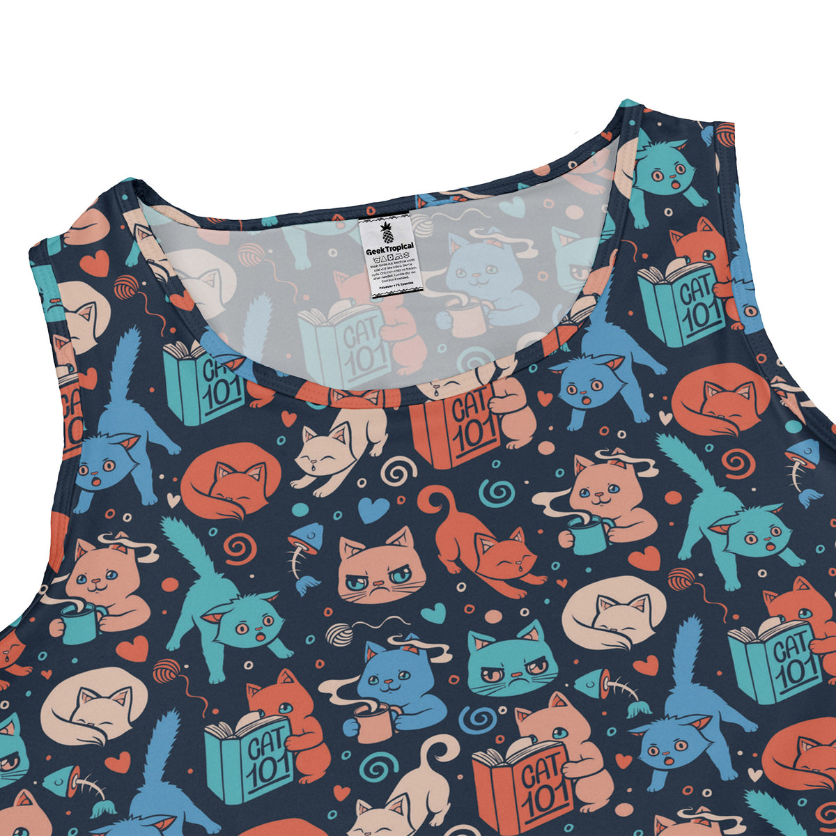 Cat 101 Sleeveless Dress close front