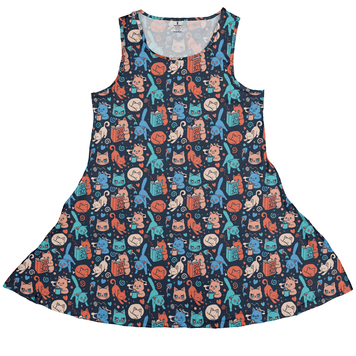 Cat 101 Sleeveless Dress front
