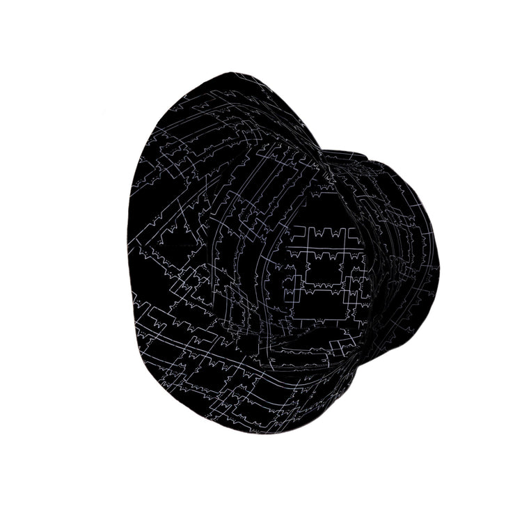 Cat Geometric Cubism Bucket Hat Geek Nerd 0925 Animal Patterns Design by Tobe Fonseca