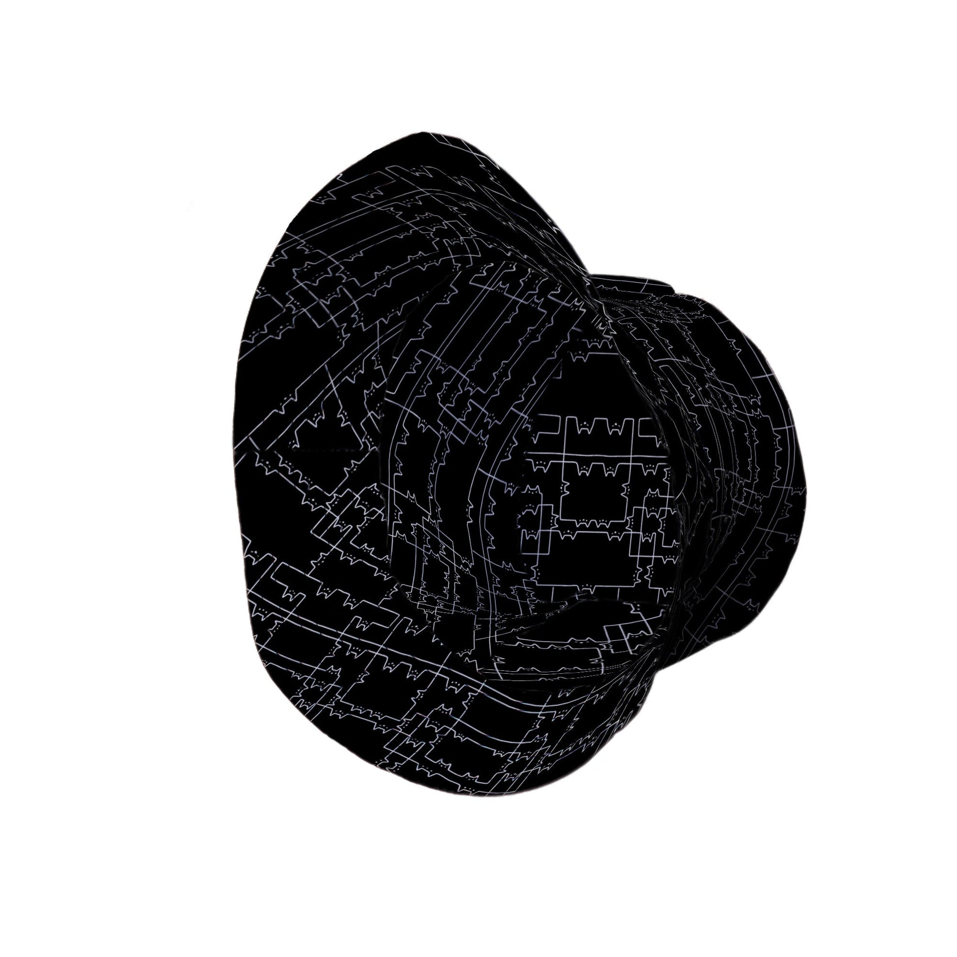 Cat Geometric Cubism Bucket Hat Geek Nerd 0925 Animal Patterns Design by Tobe Fonseca