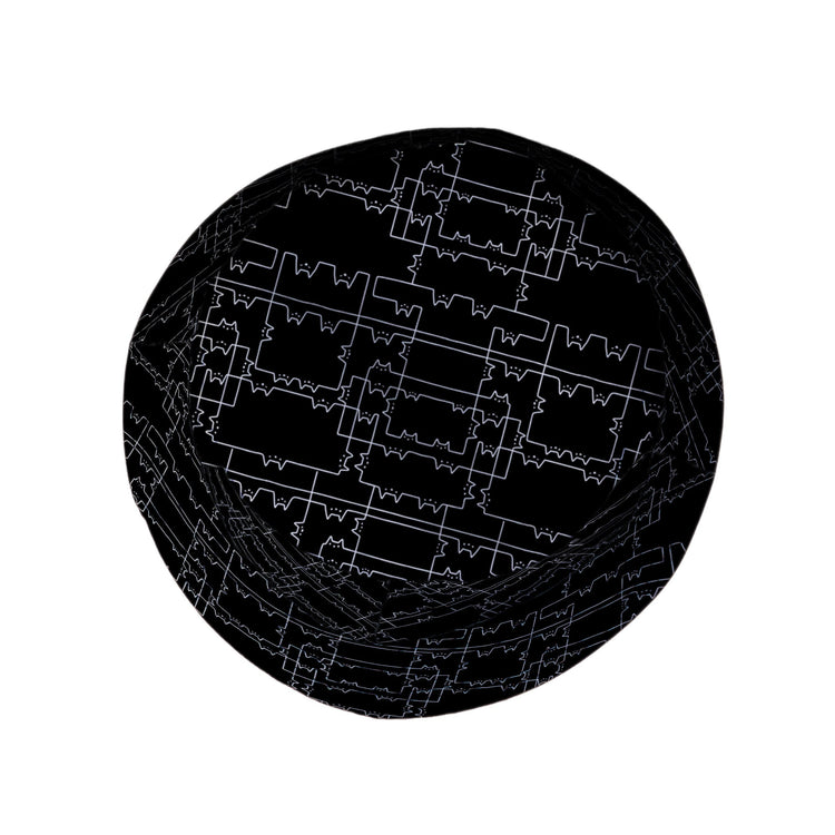 Cat Geometric Cubism Bucket Hat Geek Nerd 0925 Animal Patterns Design by Tobe Fonseca