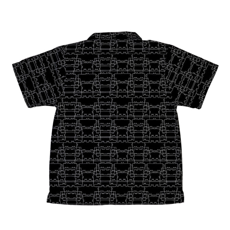 Cat Geometric Cubism Youth Hawaiian Shirt Geek Nerd 0925 Animal Patterns Design by Tobe Fonseca
