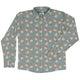 Cat Kakigori Anime Long Sleeve Button Up Shirt Geek Nerd adult sizing Animal Patterns Anime