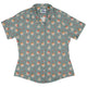Cat Kakigori Anime Curvy Button Up Shirt Geek Nerd Animal Patterns Anime Design by Ardi Tong