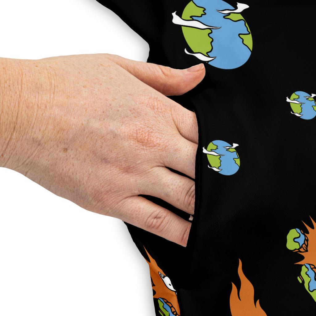 Cat Meteor Shower Space Dress Geek Nerd Animal Patterns Design by Tobe Fonseca Funny Prints