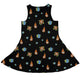 Cat Meteor Shower Space Dress Geek Nerd Animal Patterns Design by Tobe Fonseca Funny Prints