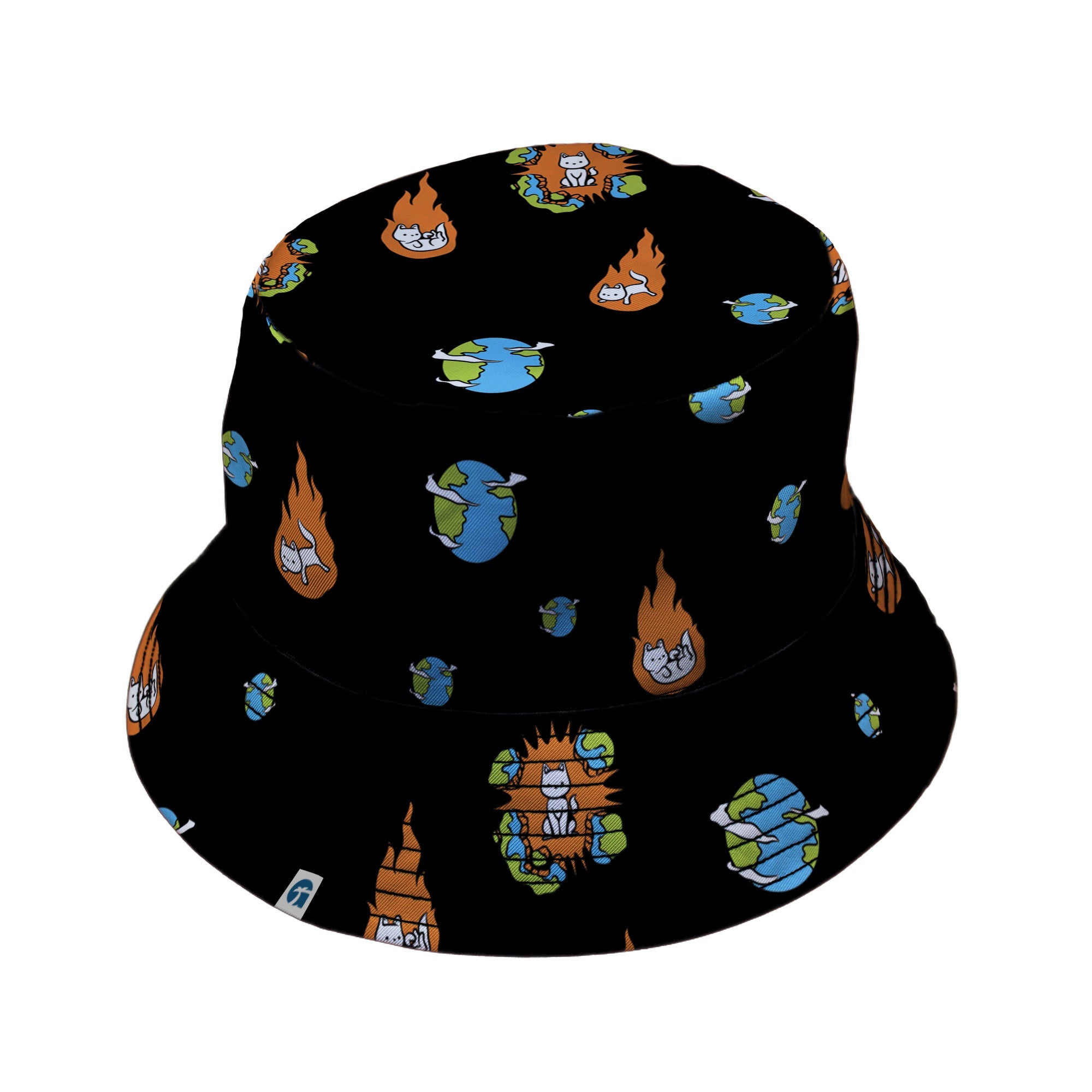 Cat Meteor Shower Space Bucket Hat