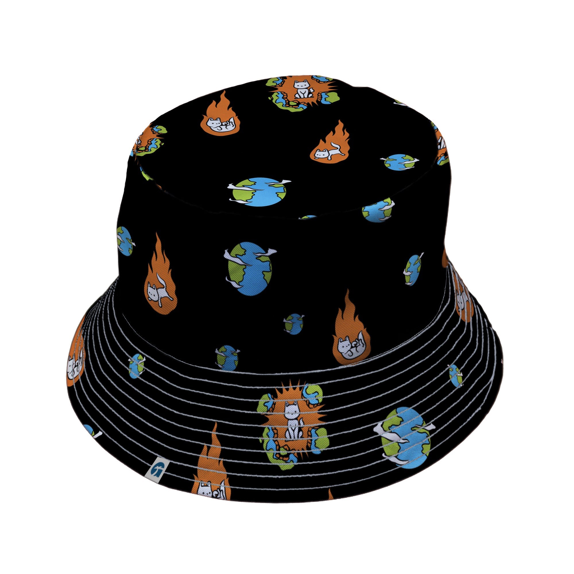 Cat Meteor Shower Space Bucket Hat