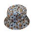 Cat Sushi Bucket Hat Black Stitching
