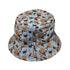 Cat Sushi Bucket Hat Gray Stitching