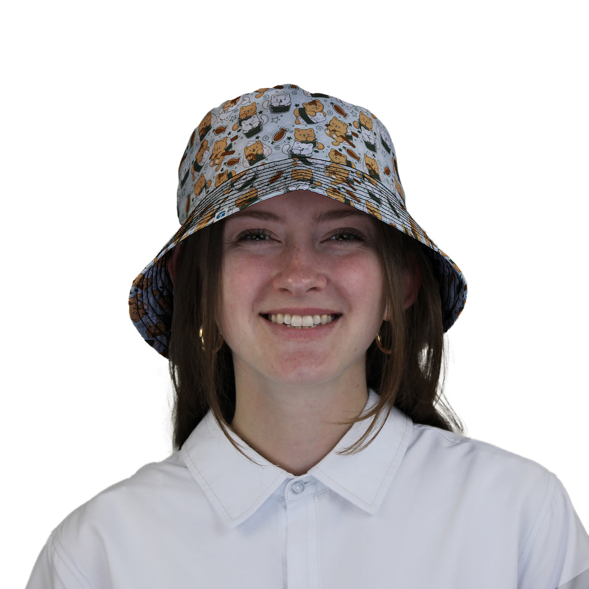 Cat Sushi Bucket Hat Woman