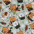 Cat Sushi Button Up Shirt Pocket