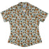 Cat Sushi Curvy Button Up Shirt womens front