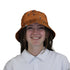 Cat and Moon Pumpkin Bucket Hat Woman
