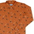 Cat and Moon Pumpkin Long Sleeve Button Up Shirt cover