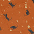 Cat and Moon Pumpkin Long Sleeve Button Up Shirt pocket