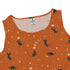 Cat and Moon Pumpkin Sleeveless Dress close front
