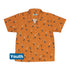 Cat and Moon Pumpkin Youth Hawaiian Shirt Front