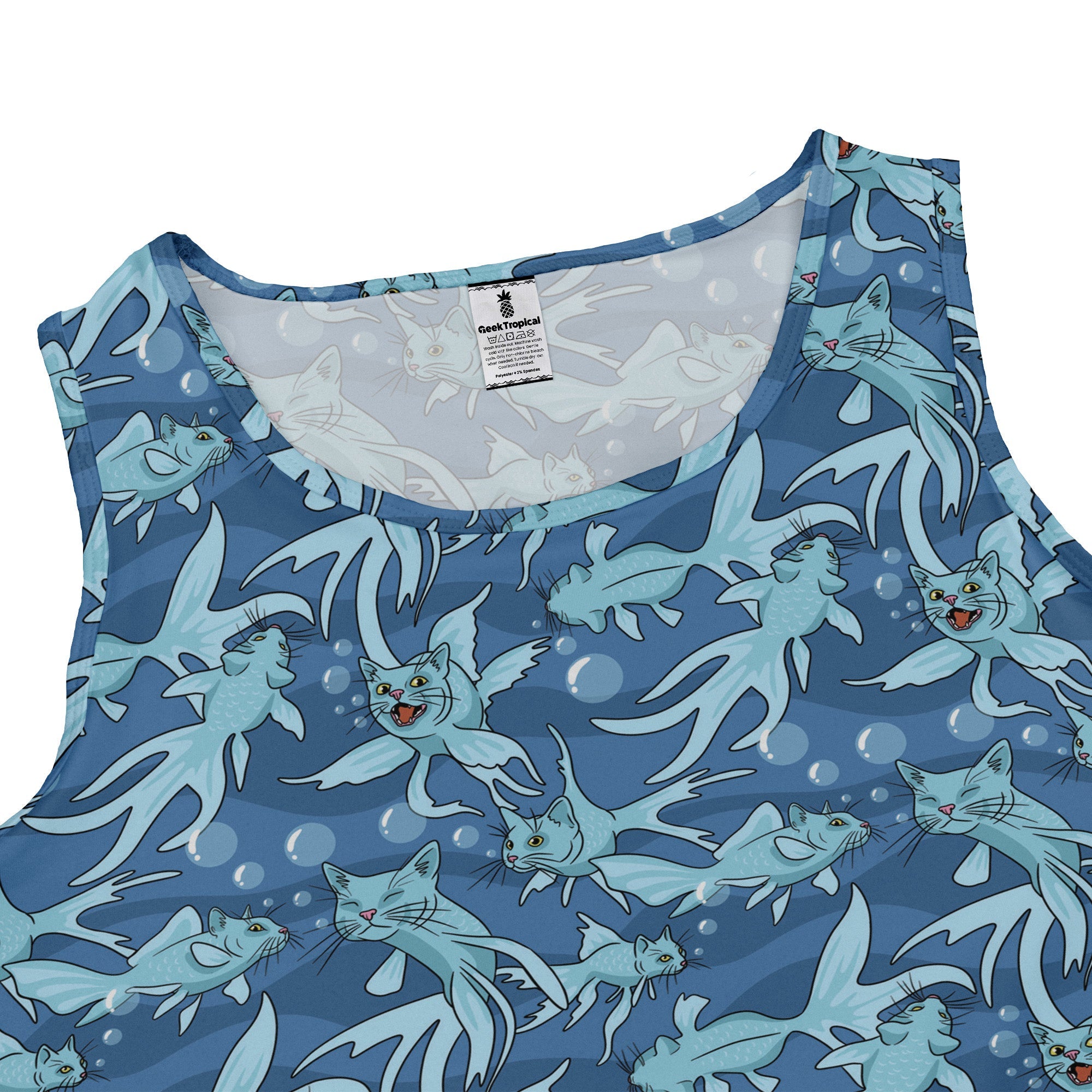 CatFish Dress Geek Nerd animal patterns Design by Julie Kitzes lx - C