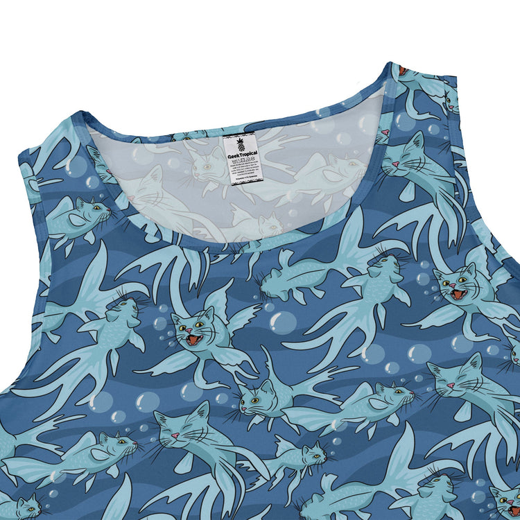 CatFish Dress Geek Nerd animal patterns Design by Julie Kitzes lx - C