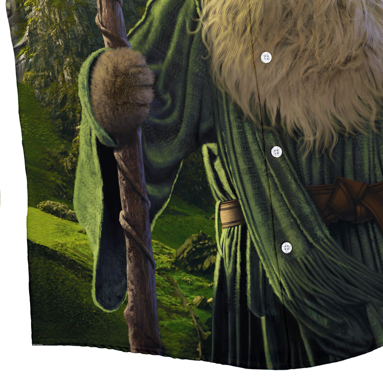 Catdalf Button Up Shirt - adult sizing - Animal Patterns - Design by Vincent Hie