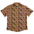 Cats in a Field of Flowers Button Up Shirt Flat Front