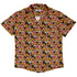 Cats in a Field of Flowers Button Up Shirt Hawaiian Front