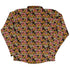 Cats in a Field of Flowers Long Sleeve Button Up Shirt back