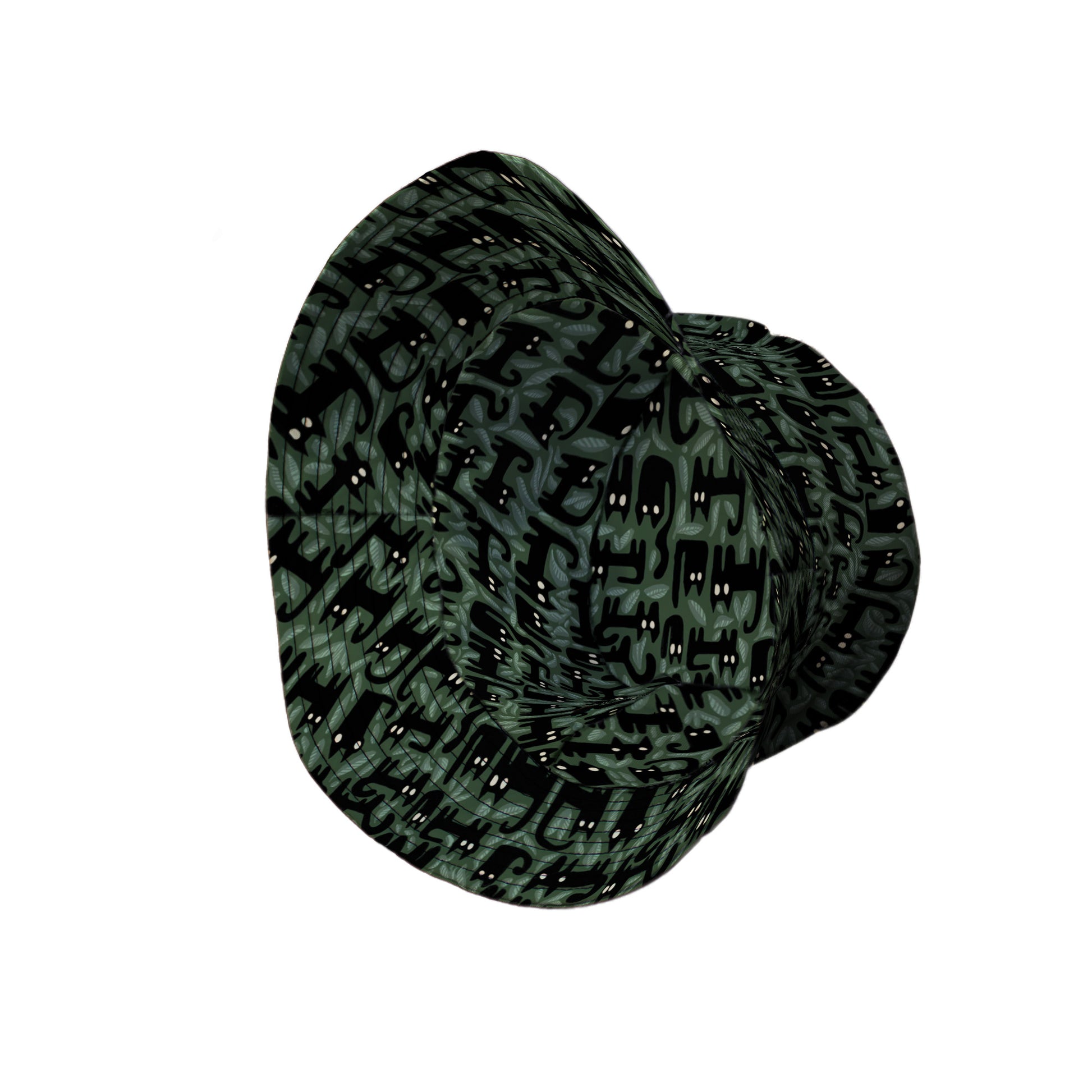 Cats in the Leaves Bucket Hat 4