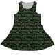 Cats in the Leaves Sleeveless Dress Geek Nerd Advertise to Meta Animal Patterns Botany Print