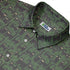 Cats in the Leaves Button Up Shirt Geek Nerd adult sizing botany print Design by Heather Davenport