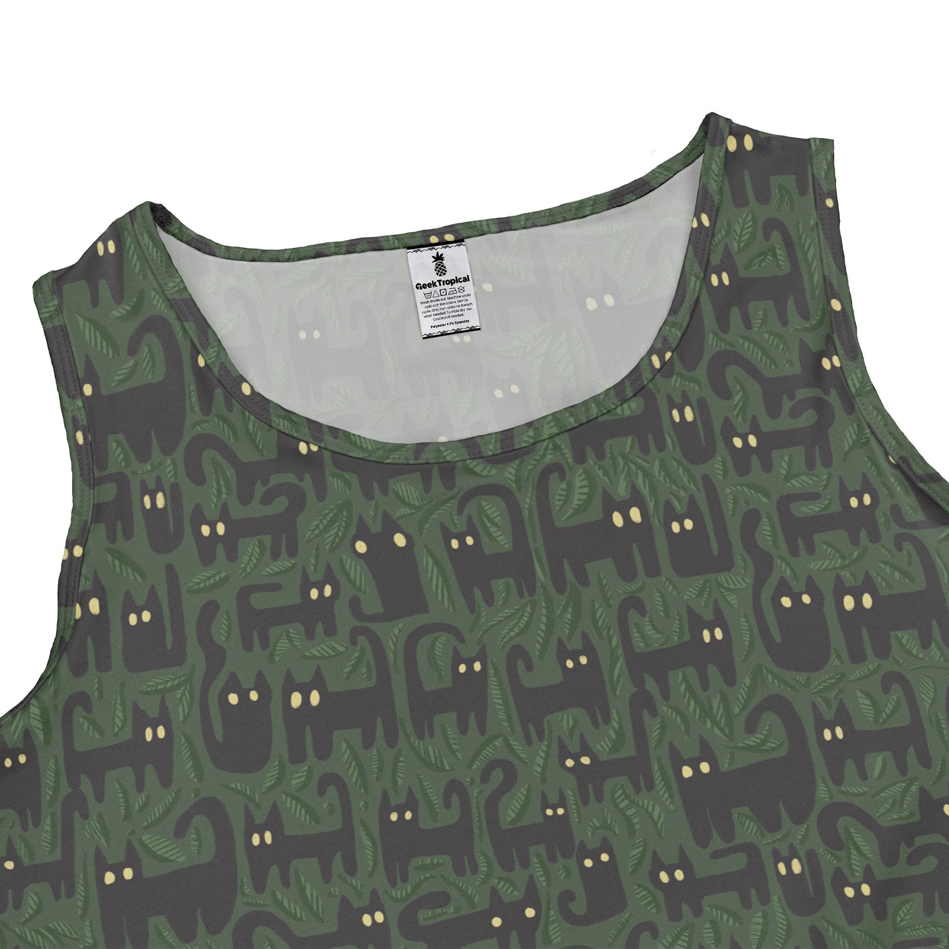 Cats in the Leaves Dress Geek Nerd botany print Design by Heather Davenport lx - C