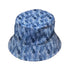 Celestial Cats Bucket Hat Gray Stitching