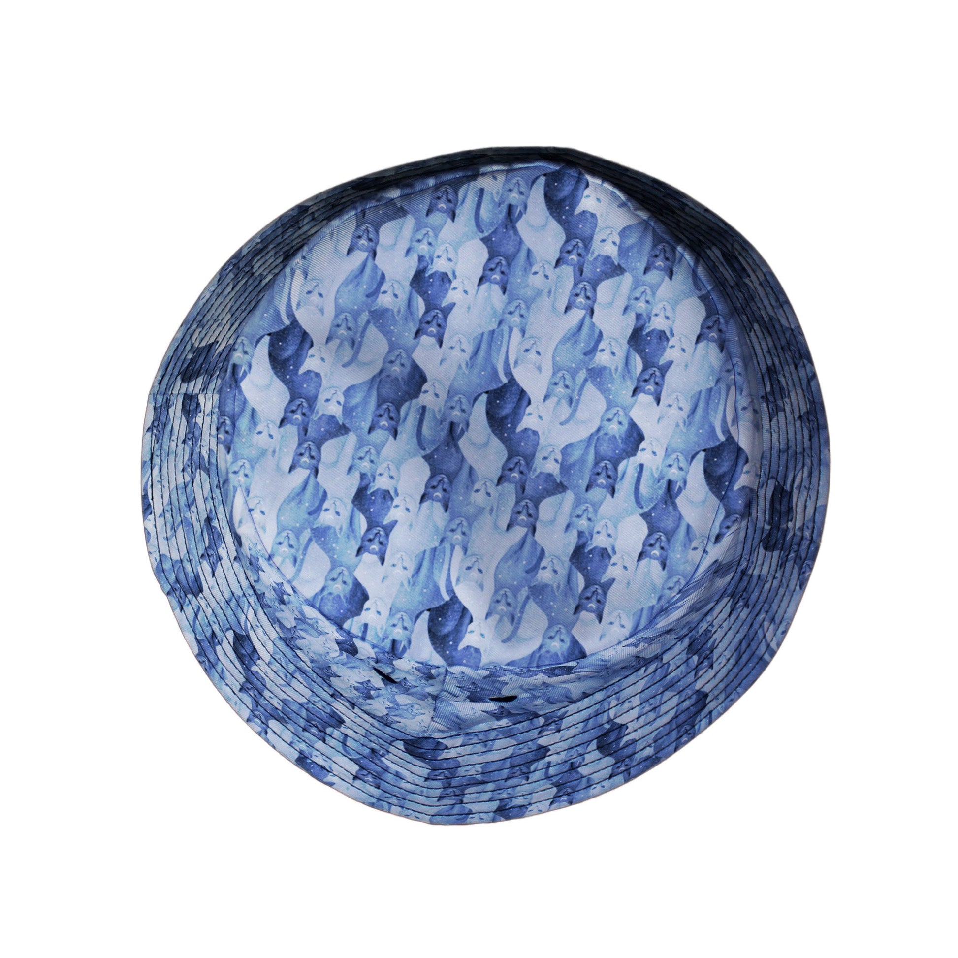 Celestial Cats Bucket Hat Top View