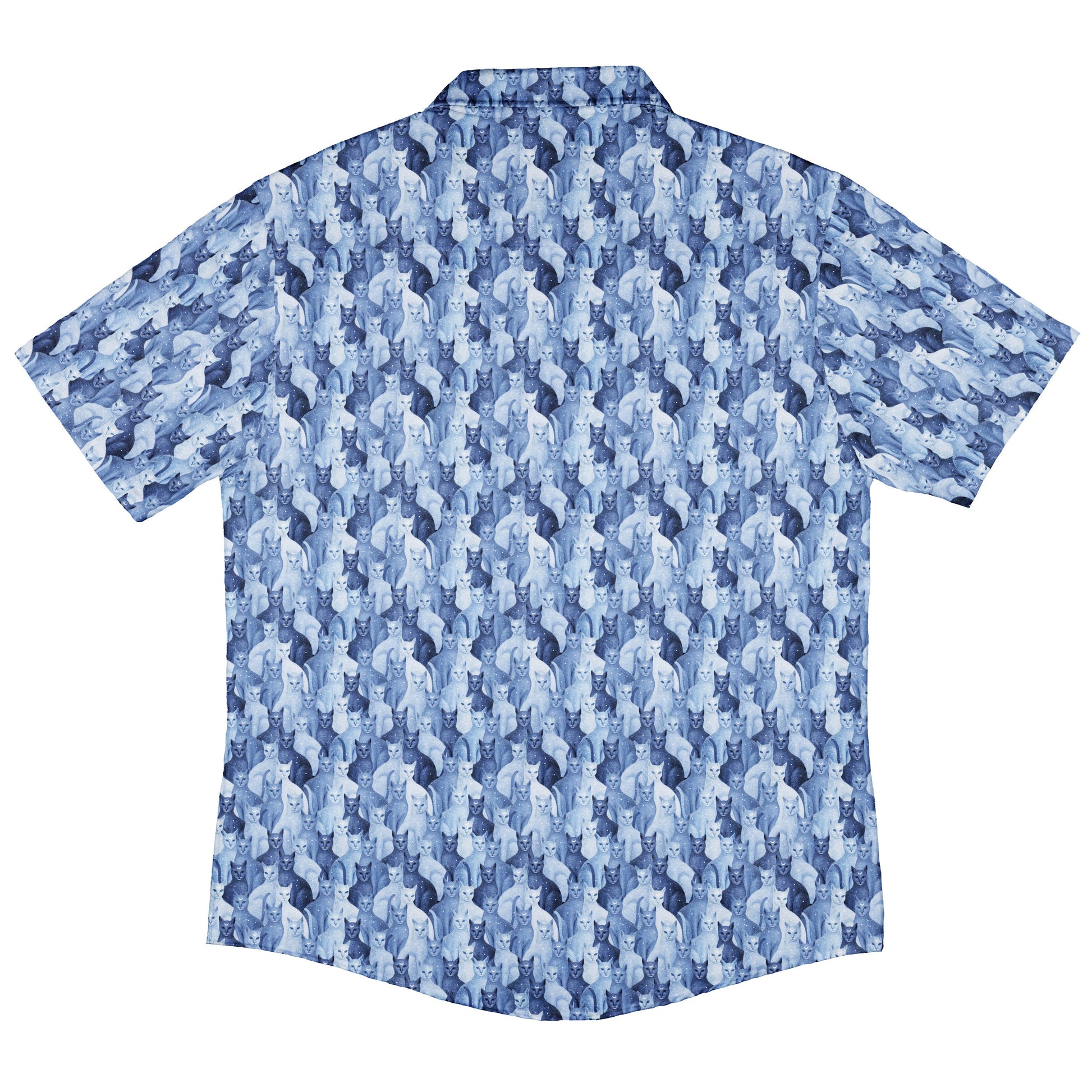 Celestial Cats Button Up Shirt Back
