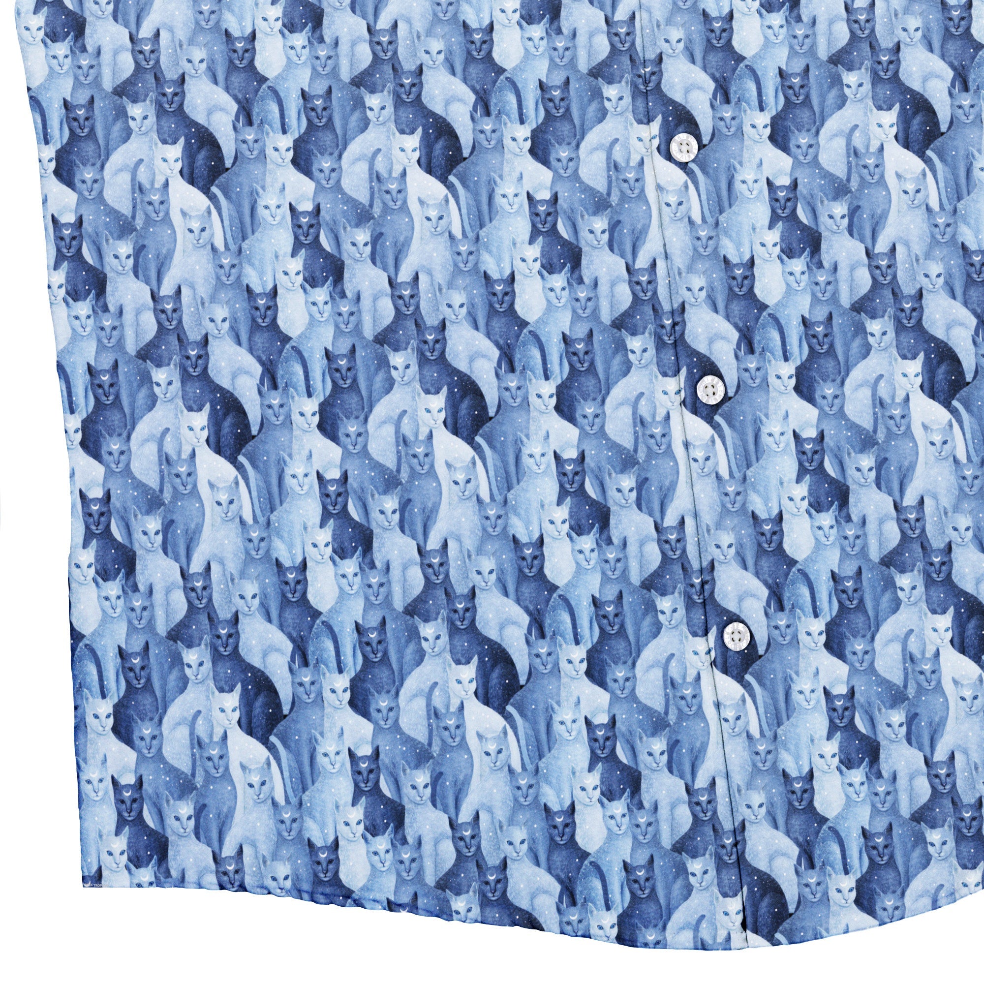 Celestial Cats Button Up Shirt 2