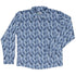 Celestial Cats Long Sleeve Button Up Shirt front